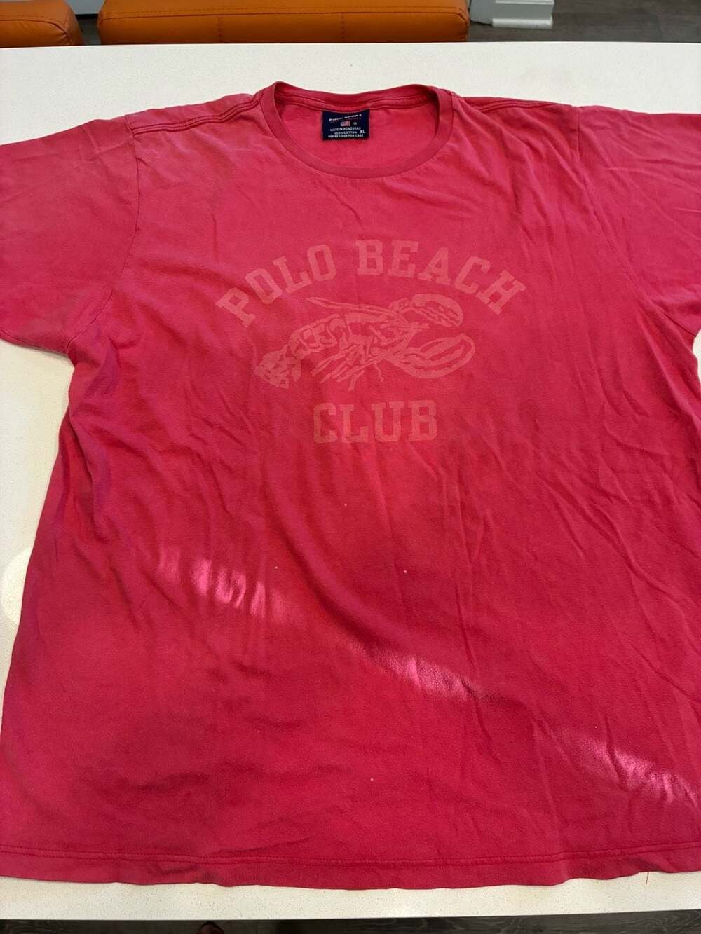Vintage 90’s Polo Sport Ralph Lauren Beach Club Lobster T-Shirt XL